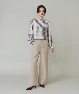 BFJ＿SHORT BOAT NECK ボートネックショート丈