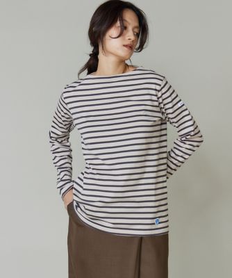 BOAT NECK L／S P．O． ボートネックカットソー