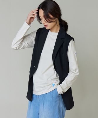 ＜SUPERIOR CLOSET (Women)＞ＢＯＡＴ　ＮＥＣＫ　Ｌ／Ｓ　Ｐ．Ｏ．　ボートネックカットソー《ＯＲＣＩＶＡＬ》（７１５３１９０６０２）