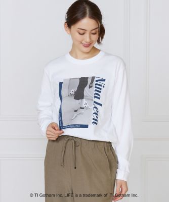 ＜SUPERIOR CLOSET (Women)＞Ｎｉｎａ　Ｌｅｅｎ　ロングスリーブＴシャツ《ＧＯＯＤ　ＲＯＣＫ　ＳＰＥＥＤ》（７１５３１９０６０８）