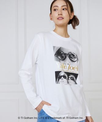 ＜SUPERIOR CLOSET (Women)＞Ｙａｌｅ　Ｊｏｅｌ　ＦＯＩＬ　ＰＲＩＮＴ　ロングスリーブＴシャツ《ＧＯＯＤ　ＲＯＣＫ　ＳＰＥＥＤ》（７１５３１９０６０９）