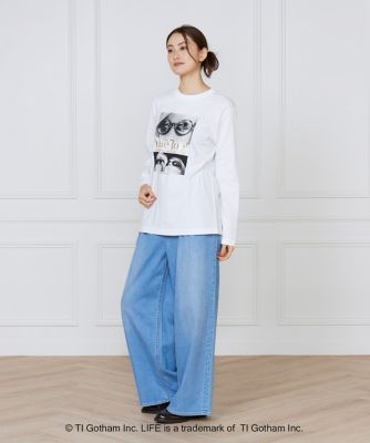 Yale Joel FOIL PRINT ロングスリーブTシャツ