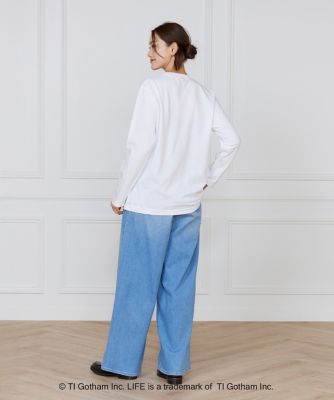 Yale Joel FOIL PRINT ロングスリーブTシャツ