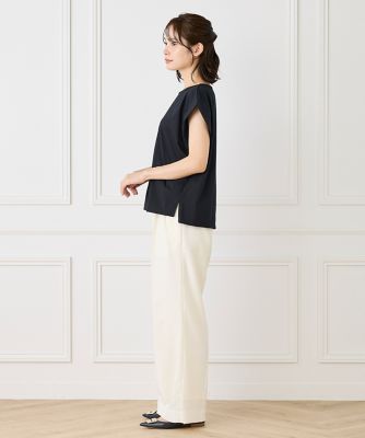 大きいサイズ》ショートスリーブコクーントップス