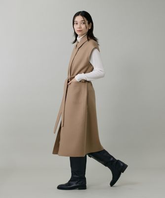 BARNEYS NEW YORK✨未使用級　洗えるロングジレ　ダブルフェイス BARNEYS NEW YORK✨未使用級 洗えるロングジレ ダブルフェイス