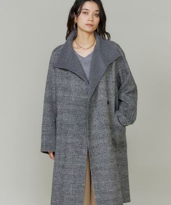 スタンドカラーコート （7154111005） | INED (Women