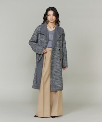 スタンドカラーコート （7154111005） | INED (Women