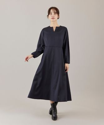 キーネックワンピース （7154121010） | INED (Women