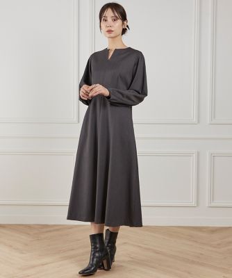 キーネックワンピース （7154121010） | INED (Women