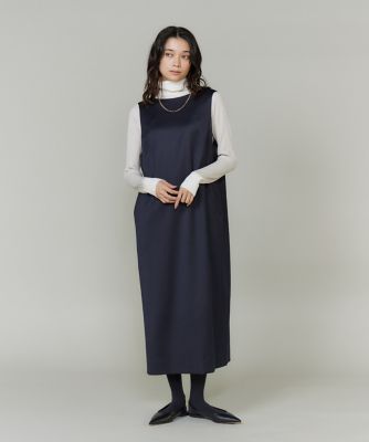 大きいサイズ》ボートネックワンピース（7154121809