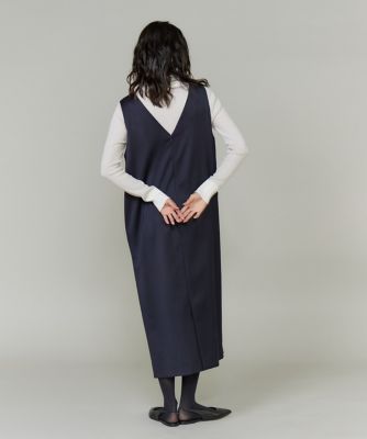 大きいサイズ》ボートネックワンピース（7154121809