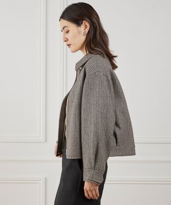 ダブルフェイスブルゾン（7154144006） | INED (Women