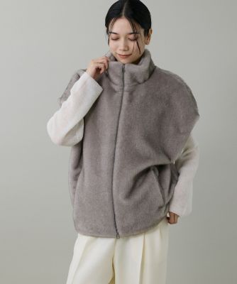 フェイクファーベスト（7154144007） | INED (Women)/イネド