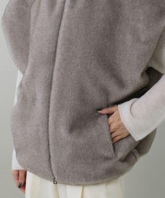 フェイクファーベスト（7154144007） | INED (Women)/イネド