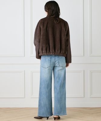 フェイクファーブルゾン（7154144015） | INED (Women