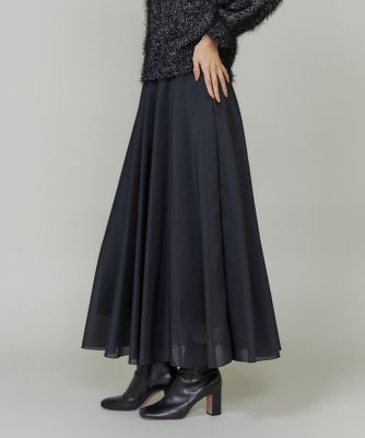 シェルプリーツフレアスカート（7154152016） | INED (Women