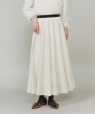 ＜INED L (Women/大きいサイズ)＞《大きいサイズ》シェルプリーツフレアスカート（７１５４１５２８１６）