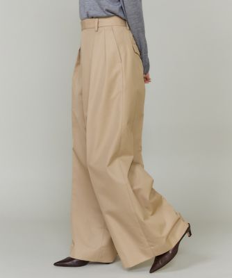 MHL ワイドチノパンツ MHL. 「MHL.」 チノパンツ LARGE ライトベージュ メンズ