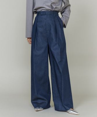 美品クラネ SECOND DENIM PANTS ワイドデニムパンツ CLANE SECOND DENIM PANTS（デニムパンツ）｜CLANE（クラネ）の