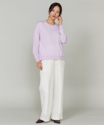 クルーネックプルオーバー（7154170008） | INED (Women