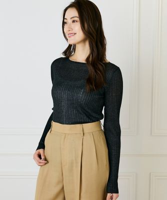 コンテ　ワイドリブ　ボートネックニット コンテ ワイドリブ ボートネックニット - メルカリ