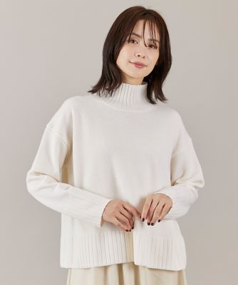 ＜INED (Women)＞ハイネックプルオーバーニット（７１５４１７００４９）
