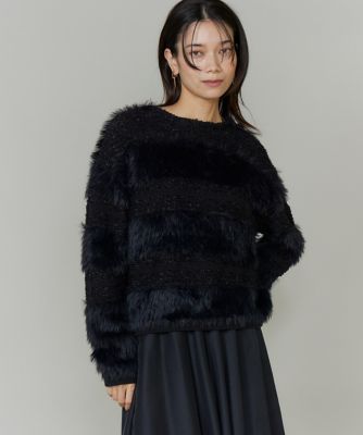 フェザーヤーンプルオーバー（7154170059） | INED (Women