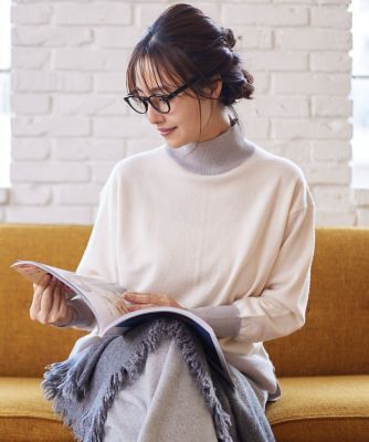 OUR上質ウールのハイネックニット 7876a7123da337ef3c50d21b70a6d7