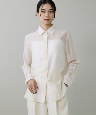 ＜INED (Women)＞ラメドットブラウス（７１５４１８２０１４）