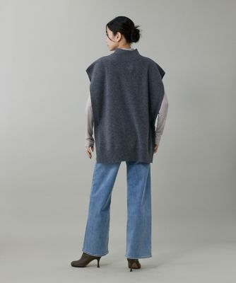 2WAYハイネックニットジレ（7154283001） | INED (Women