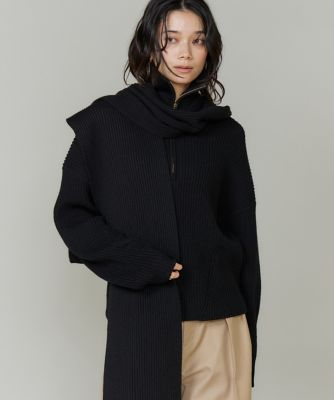 フーデッドマフラー（7154283052） | INED (Women)/イネド