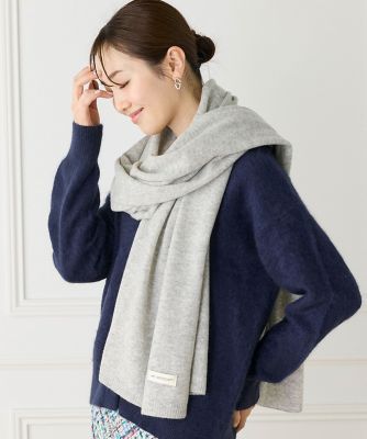 ウールカシミヤストール（7154283605） | INED (Women