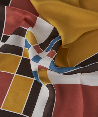 幾何学柄スカーフ（7154284601） | INED (Women)/イネド