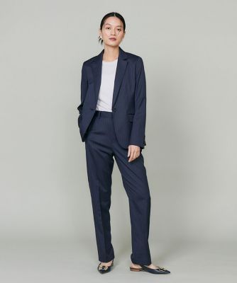 PAUL SMITH ウール シルク ストライプ スーツ ジャケット シングル Paul Smith（ポール・スミス） 美品△Paul Smith マルチカラー