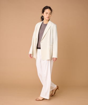 リネンダブルブレストジャケット《PONTETORTO》｜さらり