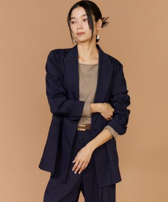 リネンダブルブレストジャケット《PONTETORTO