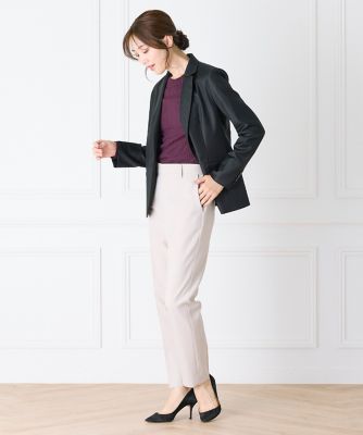 大きいサイズ》シングルテーラードジャケット《Loro Piana