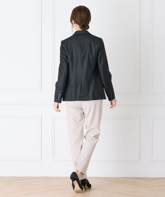 大きいサイズ》シングルテーラードジャケット《Loro Piana