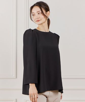 ＜INED (Women)＞袖タックブラウス（７１６０１８２０１０）