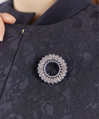 ＜SUPERIOR CLOSET (Women)＞サークルビジューブローチ（７１６０２９５６０３）