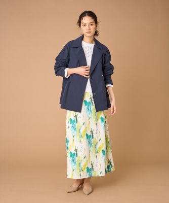 ショートトレンチジャケット（7161114001） | INED (Women