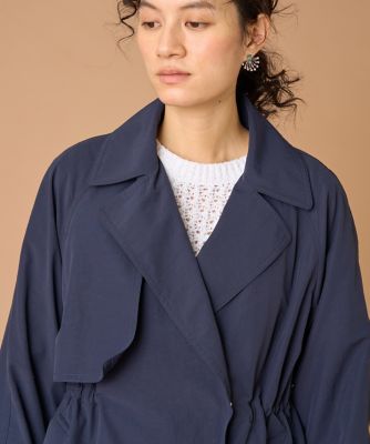 LupinNAVE ショートトレンチジャケット　美品 ボレロ風ショートトレンチジャケット – FACE SANS FARD