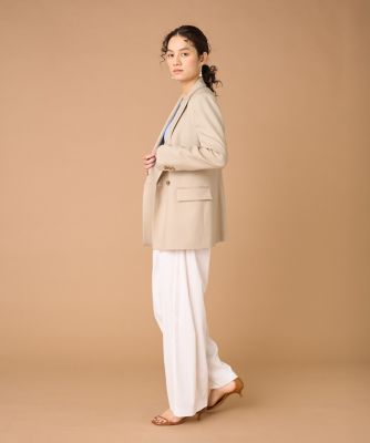 ダブルブレストジャケット（7161141006） | INED (Women
