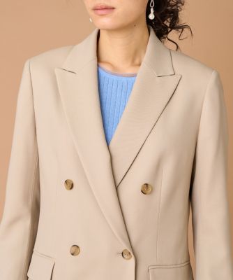 ダブルブレストジャケット（7161141006） | INED (Women