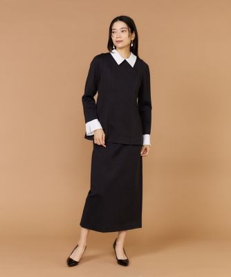 ハイウエストタイトスカート（7161152005） | INED (Women