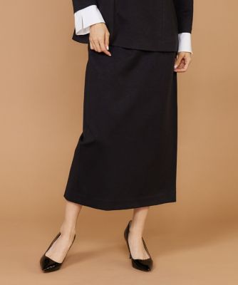 ＜INED L (Women/大きいサイズ)＞《大きいサイズ》ハイウエストタイトスカート（７１６１１５２８０５）