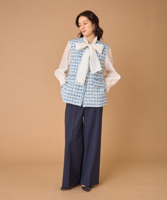 セミワイドパンツ（7161161009） | INED (Women)/イネド