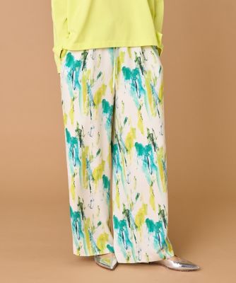 ＜INED (Women)＞プリントワイドパンツ（７１６１１６１０１１）