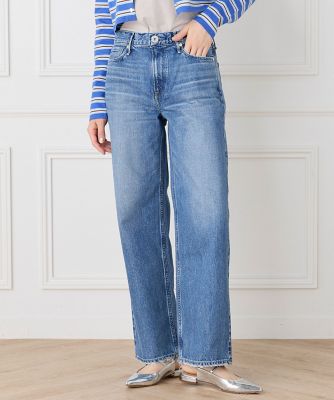 ワイドストレートデニムパンツ THE NIECE MID－RISE
