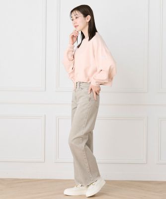 ワイドストレートデニムパンツ THE NIECE MID－RISE